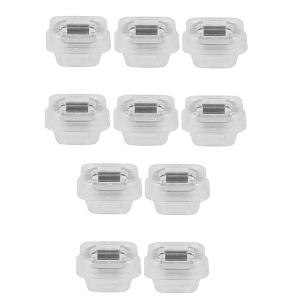 10 st Plast Dörrinsats Trim Strip Grommets Clips Kort Inlägg för E46 E90 E91 E92 E93