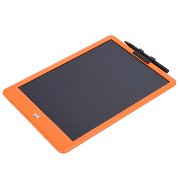 10 tuuman LCD-kirjoitusalusta lapsille, kevyt, elektroninen piirustustaulu, korkea kirkkaus, paksu, värikäs käsiala, oranssi