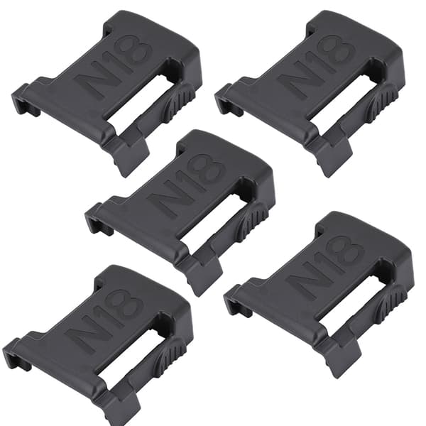 Batteriholder passer til Milwaukee 18v batterier holder/under hyldemontering (5 stk.)