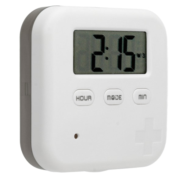 Smart Medicin Organizer med Timer och Bell Reminder - Grå