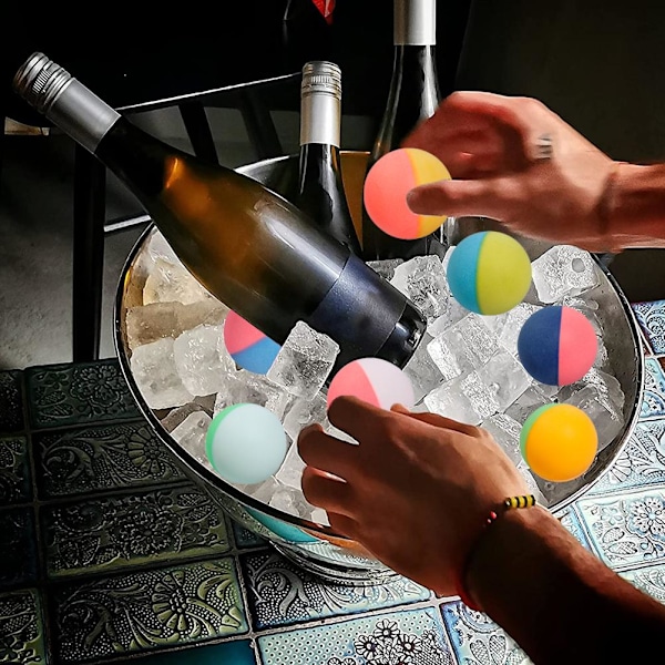 10 stk Ping Pong-baller Fargede Ping Pong-baller DIY-spill Morsomme Kunst Ping Pong-baller Underholdning Bordtennisballer for barn Party Favoritt