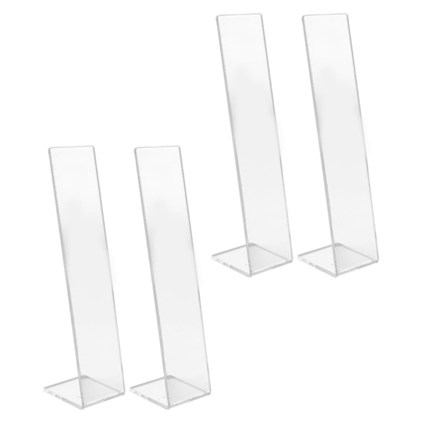 4 st akryl hårband display stativ hårklämma smycken displayhållare för butik transparent