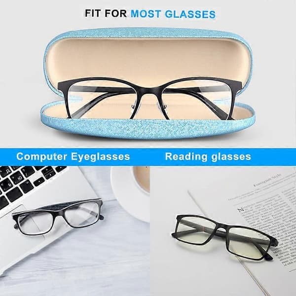 Unisex Hard Shell Eyeglass Case, Protective Case For Glasses