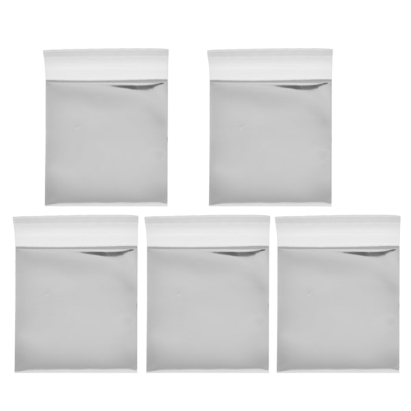 50 st Återförslutningsbara Påsar Vattentäta Dammtäta Enkla att Använda Återanvändbara Slitstarka Aluminiumfolie Allmänt Använda Lukttäta Påsar 8,5x8,5cm