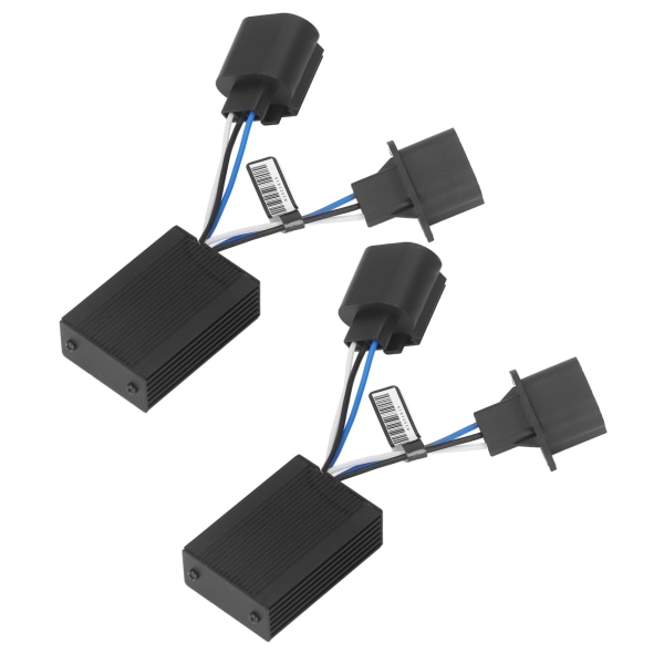 2 st LED Canbus Decoder Bilstrålkastare Glödlampa På Av Flimmer Problem Fel Adapter H13