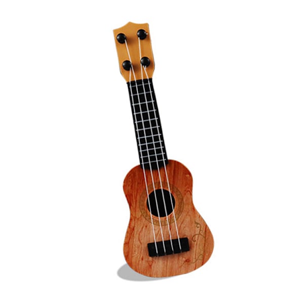 Børne Guitar Legetøj Spilbar Simulering Plast Børne Musik Legetøj til Piger Drenge Fødselsdagsgave Uden Graffiti
