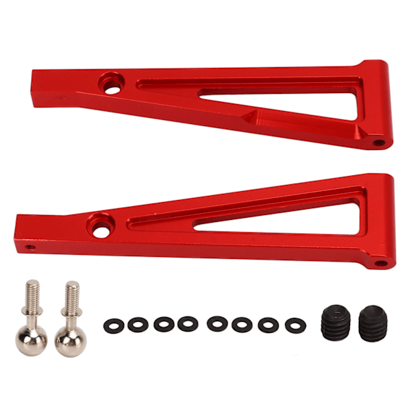 2 st RC-bil Fram Svingarm Aluminiumlegering Lättviktsupphängningsarmsats för ARRMA 1/8 Red