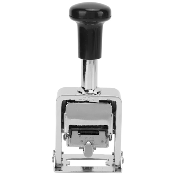 Nummerstempel Sink Legering Skall Automatisk Hoppnummer Selvblekkende 5-sifret Nummerstempelmaskin for Bankvirksomhet Regnskap