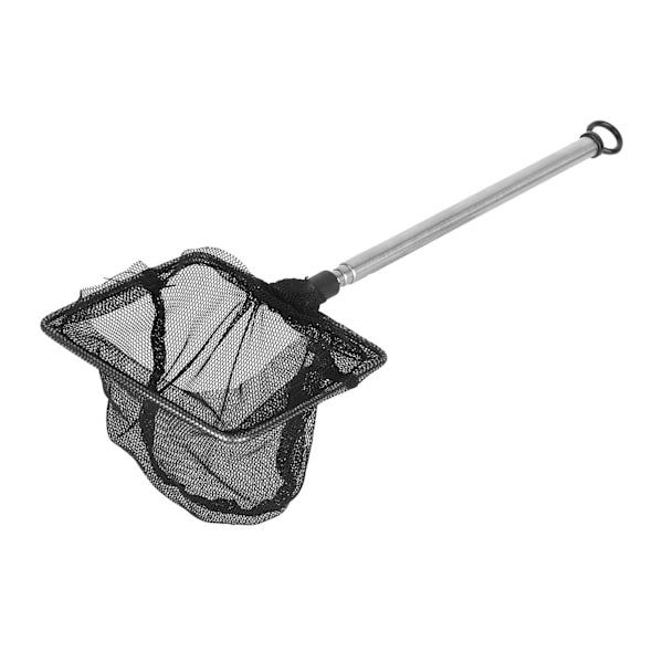 Fiskenett i nylon for fisk og reker med håndtak i rustfritt stål for akvarium og fiskekar