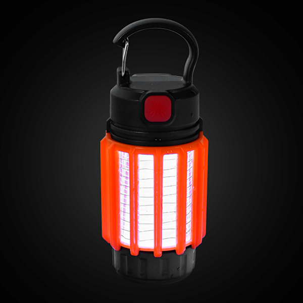 2 i 1 Bug Zapper USB Uppladdningsbar Vattentät Myggdödare LED-lykta för Inomhus Utomhus Hem Trädgård Uteplats Camping