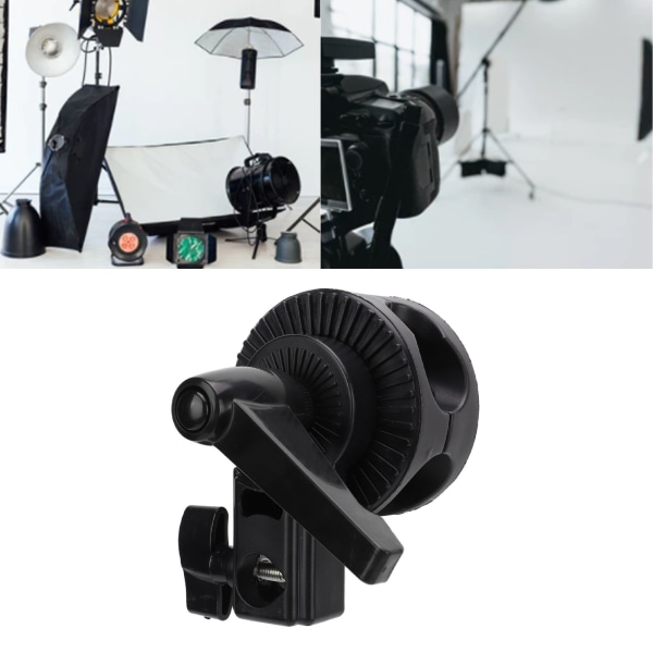 Universal fotografireflektorholder med enkelthjuls platespiller