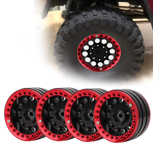 Full Metal LowProfile Reel Conversion Skirted Spool Siiman Pyörätarvike (punainen)