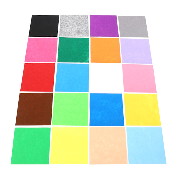 20 stk. Filtstofark Assorterede farver Blødt lugtfri 30x30 cm Filtklud til DIY-produktion Håndværk Syning