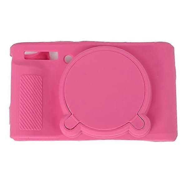 Q4Y Soft Silicone Protective Case for Canon SX740 SX730 Anti-fall d9i Camera Protector - Pink