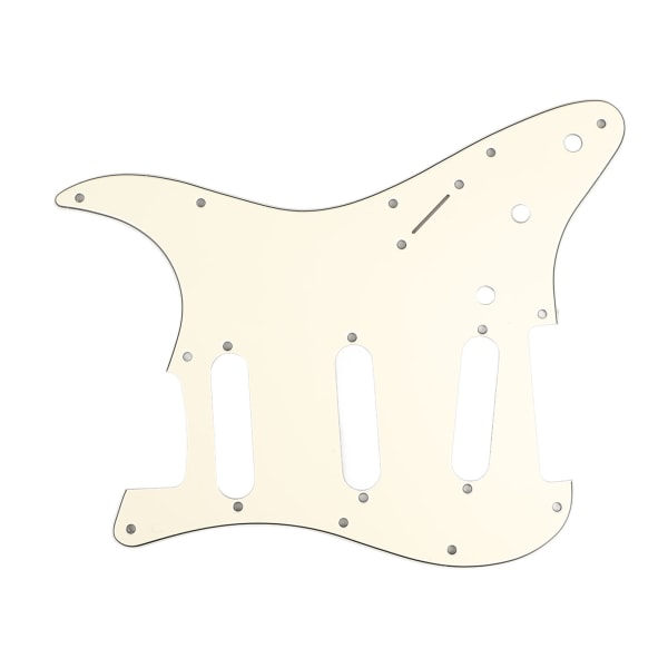 Gitar Pickguard Erstatning Aluminiumsfolie skjerming PVC Ripebeskyttelse Gitar Guard Plate GSSS32