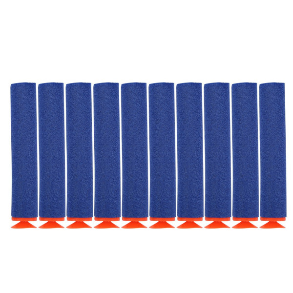 100 kpl Lelupistooli Pehmeä täyttöluodit Darts EVA-vaahto uudelleenkäytettävä lisävaruste (tummansininen)