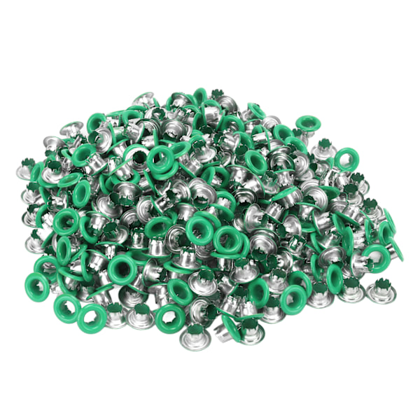 500 stk. trykknapper, jernmateriale, flat, glatt, lyse overflater, lett, fargerike syknapper YK4/5C20 (Grønn)