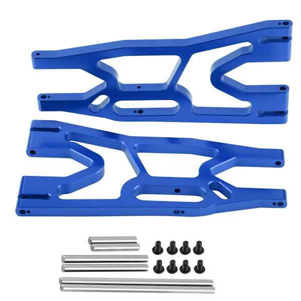 Aluminiumlegering främre bakre nedre upphängningsarm för Traxxas X MAXX 1/5 RC bil (mörkblå)