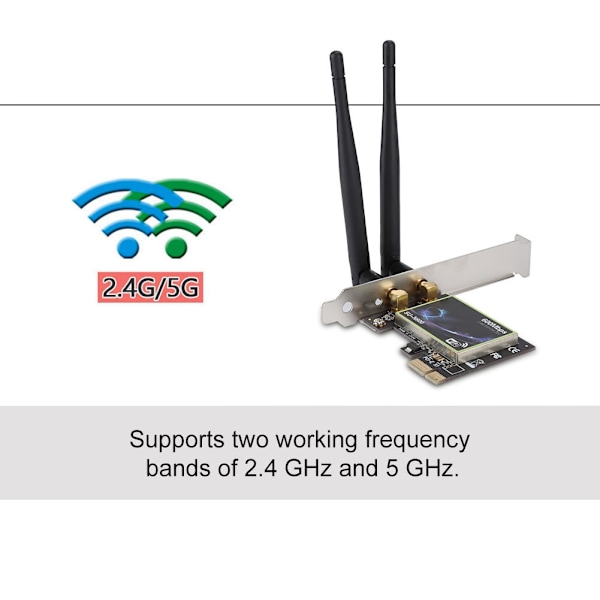 SU N600 PCI-E Pöytätietokoneen Nopea Langaton Verkkokortti Windowsille