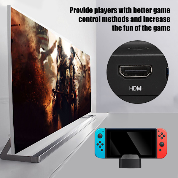 Bærbar Tastatur &amp; Mus Konverter Base HDMI Video Konverter Baser for Switch Kompatibel for PS4/XBox One PS3/XBox 360 Host Konvertering