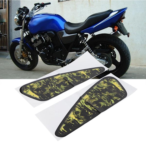 3D PVC Dekal Reflekterende Sticker Vandafvisende Farverig Universal Motorcykel Tilbehør