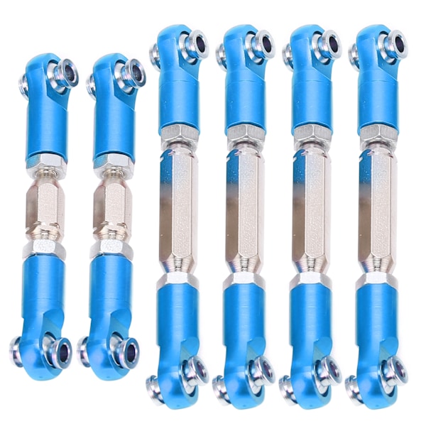 Aluminium Spændebøjle Camber Link Justerbar Camber Link med Stavænder til ARRMA Senton 1/10 RC Bil Blå