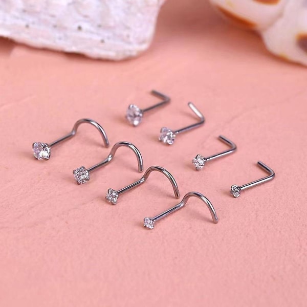 12 st 20g Nose Studs Nose Rings