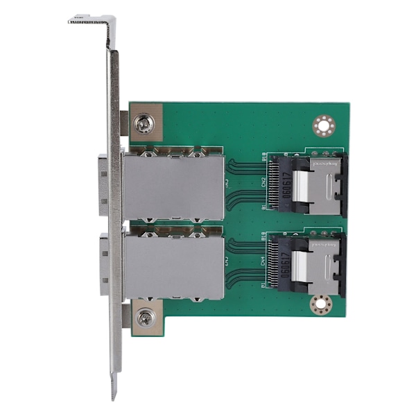 Dual Mini SAS 36P-26P SFF8087 - SFF-8088 palvelinsovitinkortti 8088-8087 muunnin PCI-kiinnike