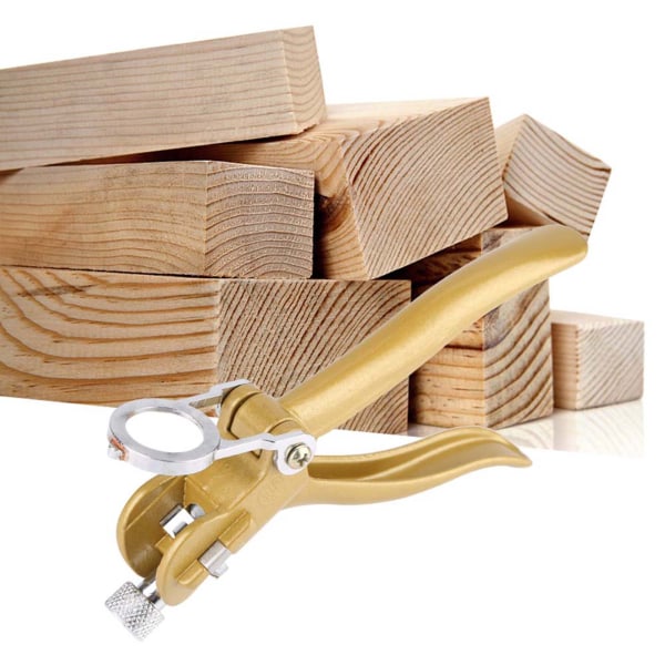 Zinklegering och kopparlegering set - träslöjdshandverktyg sågavdragare (guld)