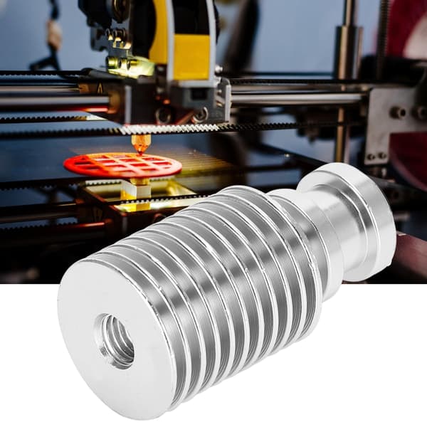 Køleplade Ekstruder Sølv Rustfrit Stål 1.75mm Filament Opgraderingstilbehør til 3D Printer