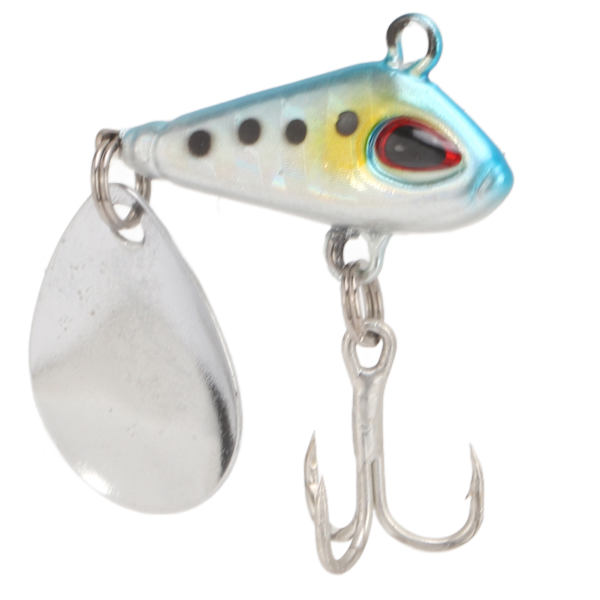Fiske VIB Metal Mini Lures 5g konstgjorda hårda falska bete VIB sked Långt kast Fishing LureBlue