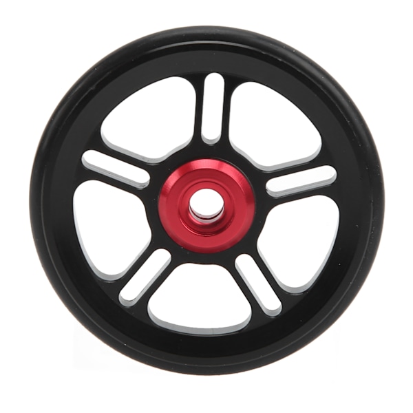 Fällbar cykel Easywheel Aluminiumlegering Hjälphjul CNC-skärning för Brompton 6cm