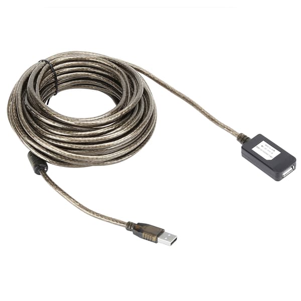 HI‑0101‑UEC USB 10m Forlængerkabel med Support til Windows/Macintosh System