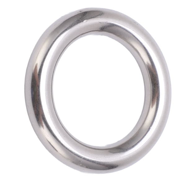 Svetsad O-ring Rostfritt stål Svetsad rund ring för navigationsdykning Hängmattor och väskor 10x40 mm
