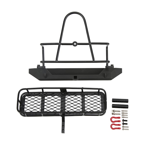 Slidstærk bagerste kofanger i metal til TRX‑4 SCX10 90046 SCX10III 90047 1/10 RC opgraderingsdele