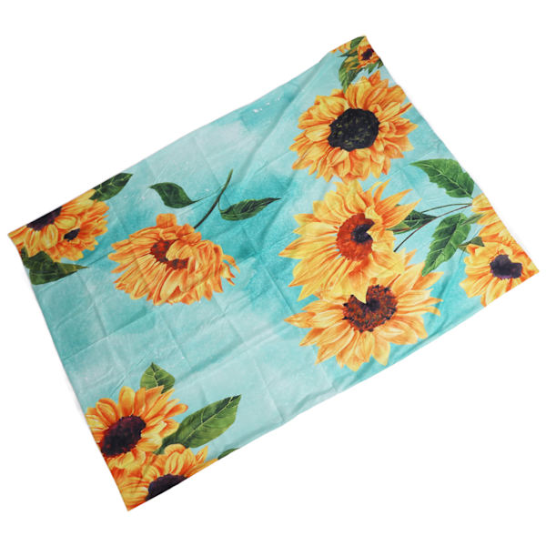 Polyesterfiber Quilt Cover Blommönster Tryckt Örngott Påslakan Set för Hem Sovrum 135x200cm / 53.1x78.7in