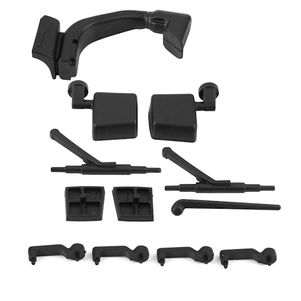 1/10 RC-lisätarvikkeet Ovenkahva Snorkkeli Pyyhin Peilisarja Traxxas Axial 313mm Auton Korikuoreen