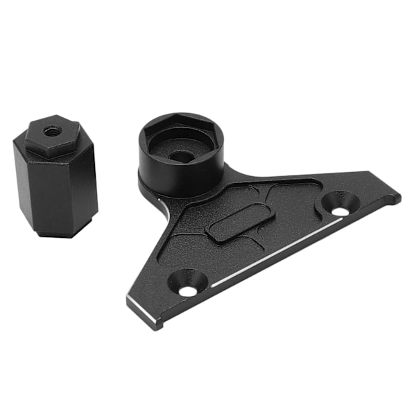 Vararengaspidin kiinnitys alumiiniseoksesta H12 H14 H17MM Vararengaspidin Axial SCX6 1/6 Jeep Musta