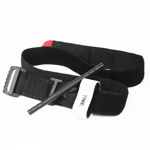Nödbandage Tourniquet Svart Nylon 95cm CAT Snurrande Typ Tourniquet för Utomhus