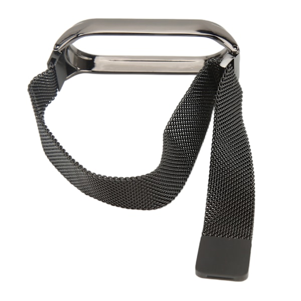Urklokke Rem for Xiaomi Smartwatch 304 Rustfritt Stål Klokkebånd Utbytte Metall Armbånd Magnetisk Svart for Mi Band 6 5 4 3