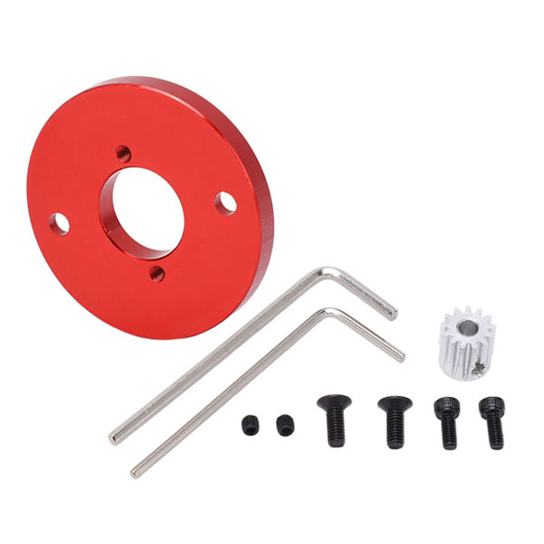 Fjärrkontroll Biluppgradering Motorhållare Aluminiumlegering Bärbar motorbasmonteringsdelar för MN86K 1/12 RC-bilar Röd