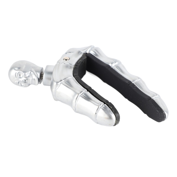 Akustisk gitar Capo Skull Shape Ganske kul metall elektrisk klassisk gitar Capo for Ukulele Silver