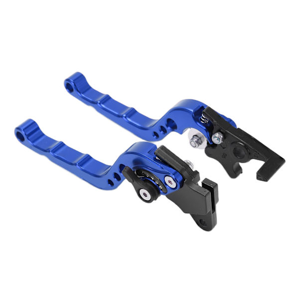 2 stk. Motorcykel Brems- og Koblingsgreb Styrebremseanordning Justerbar Aluminium Legering Blå