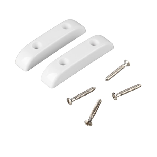 2 st Bas tumstöd Plast Anti-slip Lättvikt Jazzbasgitarr Tumfingerstöd GM02 Vit