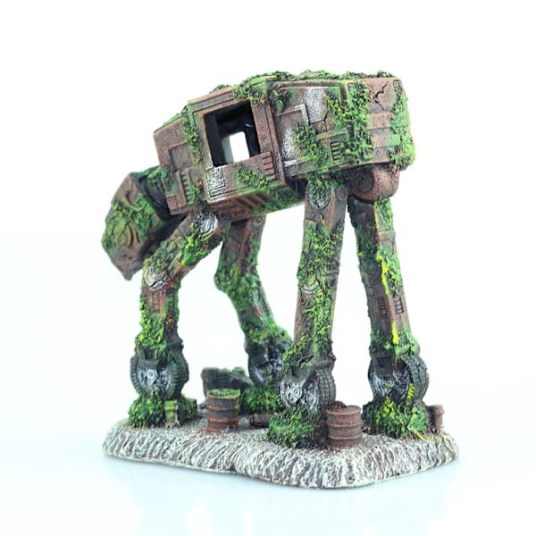 Harpiksrobot Hund Form Akvarium Dekorasjon Simulering Robot Hund Akvarium Landskap