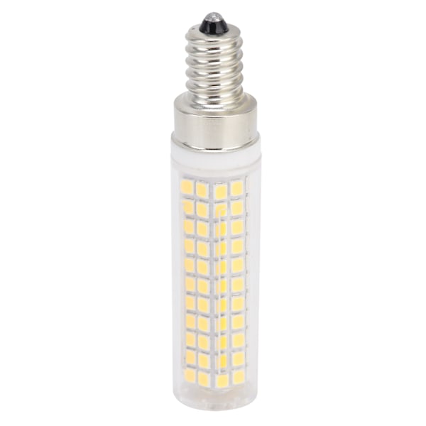 E12 Pære LED Maislampe 1200LM 136LED Dimbar Pære for Lysekrone Taklampe Vegglampe 110V Kald Hvit