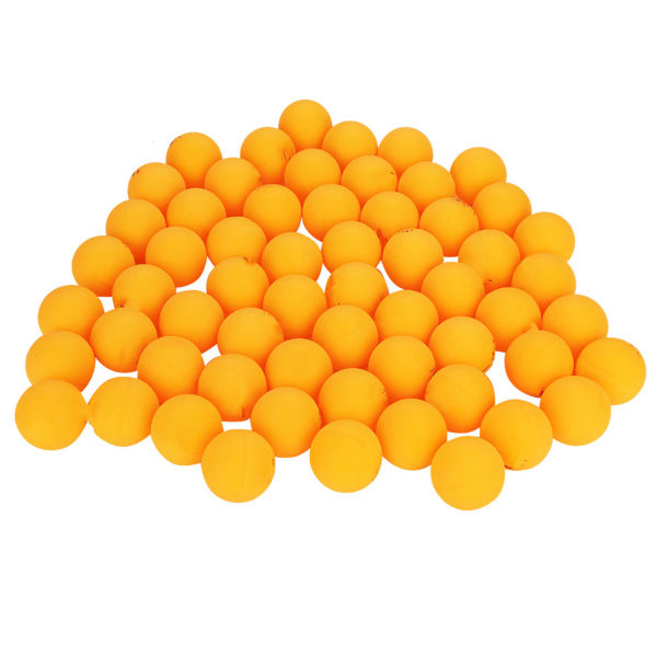 60 stk 3-stjernet bordtennisbold pingpongbolde til konkurrencetræningsunderholdning (orange)