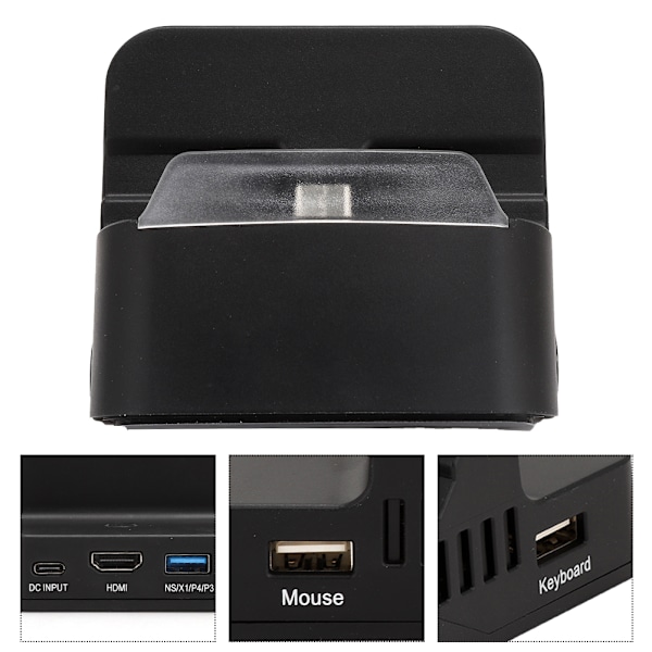 Bærbar Tastatur &amp; Mus Konverter Base HDMI Video Konverter Baser for Switch Kompatibel for PS4/XBox One PS3/XBox 360 Host Konvertering