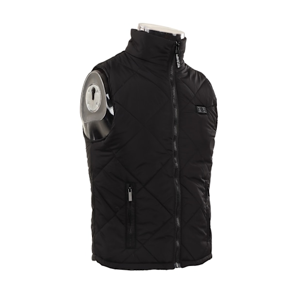 Oppvarmet Vest for Barn, 13 Varmesoner, USB Elektrisk Oppvarmet Jakke for Gutter og Jenter, Utendørsaktiviteter, Hjemmefritid, Svart, 140 cm