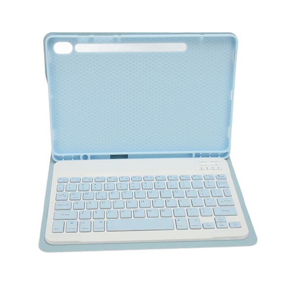 Tabletin näppäimistö BT-yhteydellä PU-nahasta tarkkoilla leikkauksilla vedenkestävä langaton näppäimistö Tab S9 11 tuuman 2023 mallille sininen